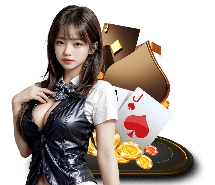 Bàn Blackjack với người chia bài và người chơi